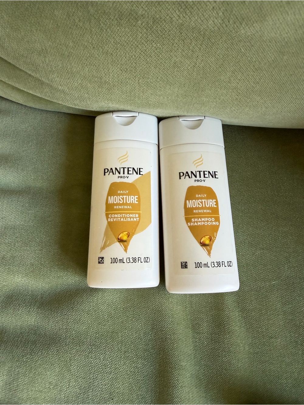 🗽NEW 2 Pantene Pro-V Mini Daily Moisture Renewal Shampoo & Conditioner